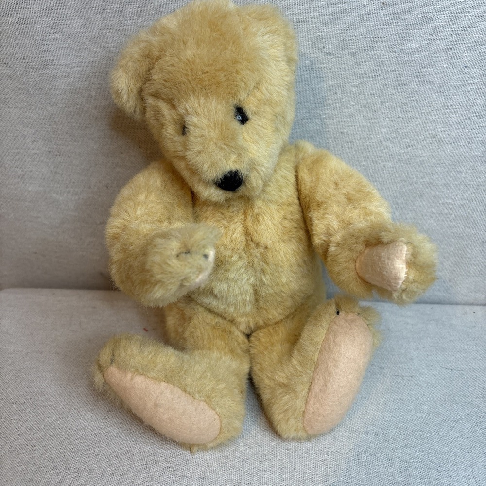 Vintage 1982 Vanderbear North American Bear Co Fully‎ Jointed Posable Plush 12"